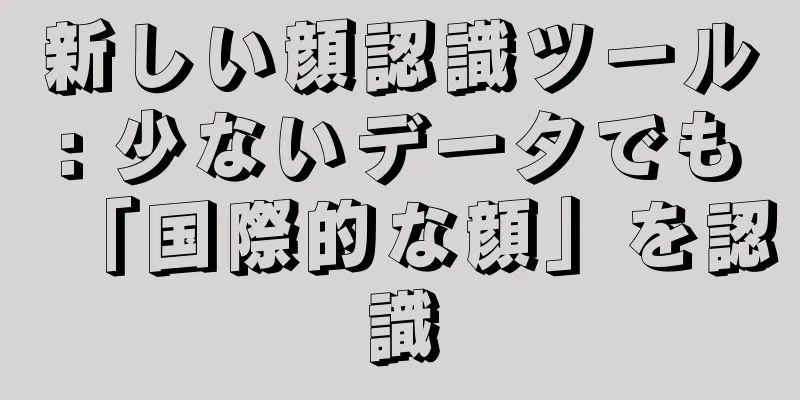 新しい顔認識ツール: 少ないデータでも「国際的な顔」を認識