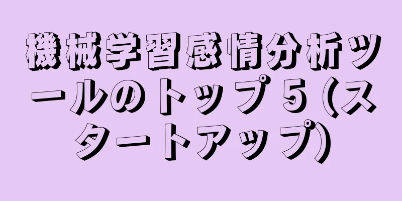 機械学習感情分析ツールのトップ 5 (スタートアップ)