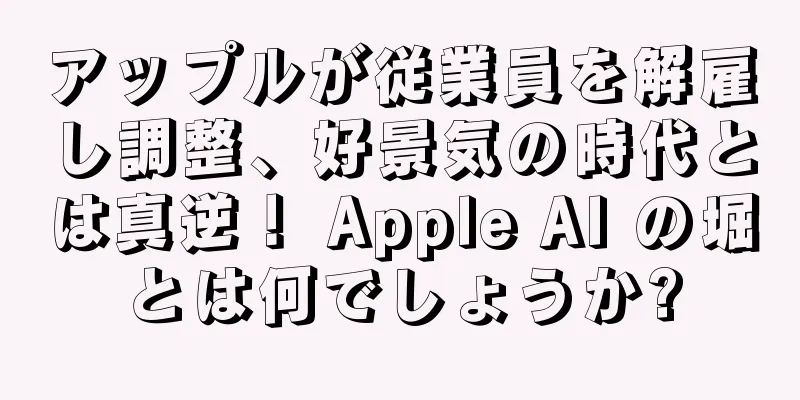 アップルが従業員を解雇し調整、好景気の時代とは真逆！ Apple AI の堀とは何でしょうか?