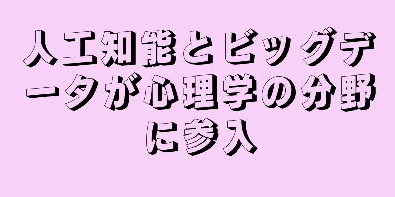 人工知能とビッグデータが心理学の分野に参入