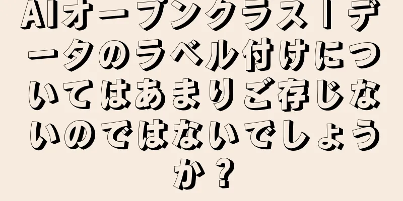 AIオープンクラス | データのラベル付けについてはあまりご存じないのではないでしょうか？