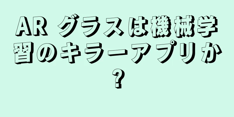AR グラスは機械学習のキラーアプリか?