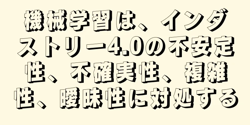 機械学習は、インダストリー4.0の不安定性、不確実性、複雑性、曖昧性に対処する