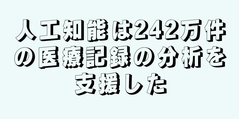 人工知能は242万件の医療記録の分析を支援した