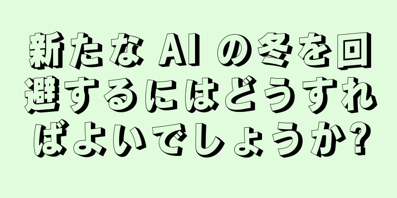 新たな AI の冬を回避するにはどうすればよいでしょうか?