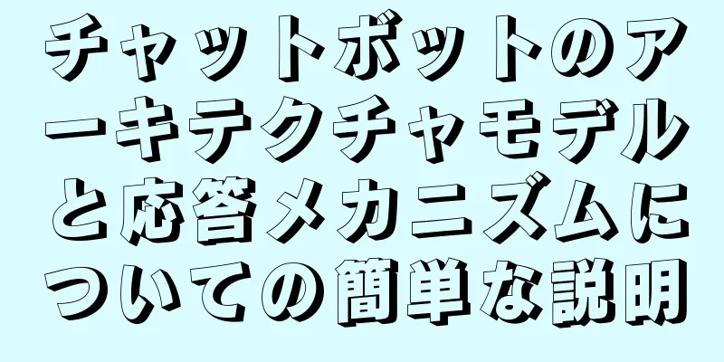 チャットボットのアーキテクチャモデルと応答メカニズムについての簡単な説明
