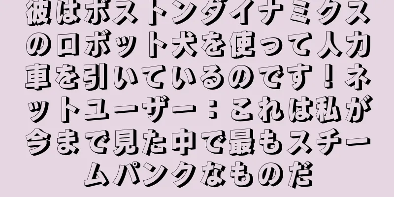 彼はボストンダイナミクスのロボット犬を使って人力車を引いているのです！ネットユーザー：これは私が今まで見た中で最もスチームパンクなものだ