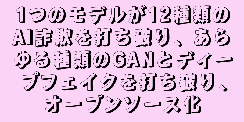 1つのモデルが12種類のAI詐欺を打ち破り、あらゆる種類のGANとディープフェイクを打ち破り、オープンソース化
