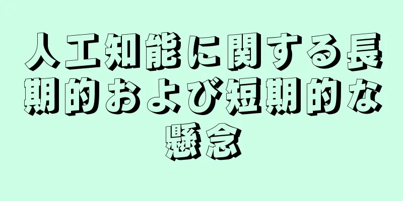 人工知能に関する長期的および短期的な懸念