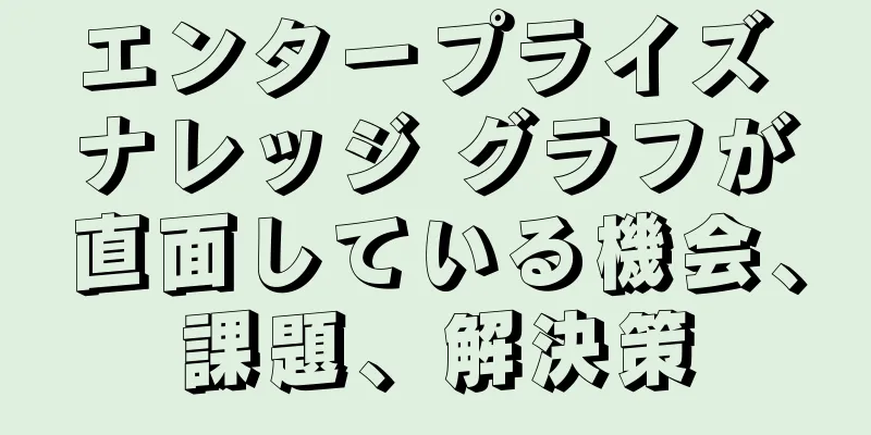 エンタープライズ ナレッジ グラフが直面している機会、課題、解決策