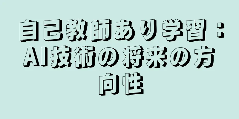 自己教師あり学習：AI技術の将来の方向性