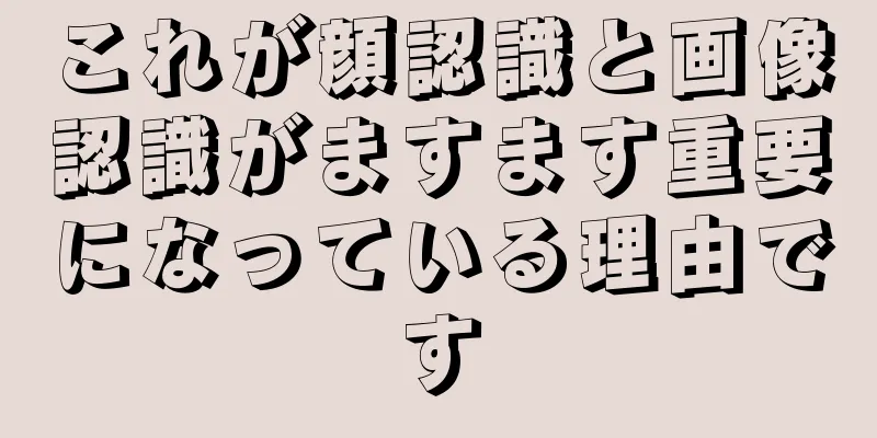 これが顔認識と画像認識がますます重要になっている理由です