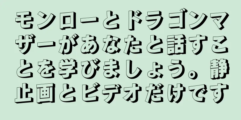 モンローとドラゴンマザーがあなたと話すことを学びましょう。静止画とビデオだけです