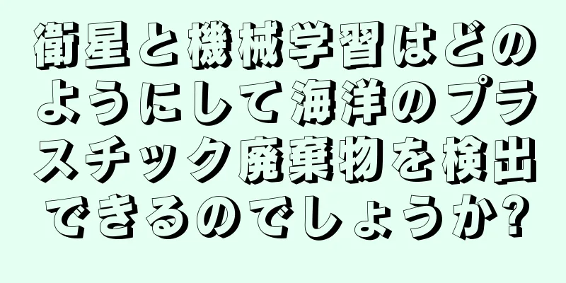 衛星と機械学習はどのようにして海洋のプラスチック廃棄物を検出できるのでしょうか?
