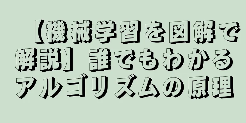 【機械学習を図解で解説】誰でもわかるアルゴリズムの原理