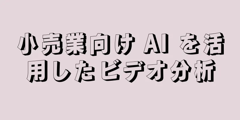 小売業向け AI を活用したビデオ分析