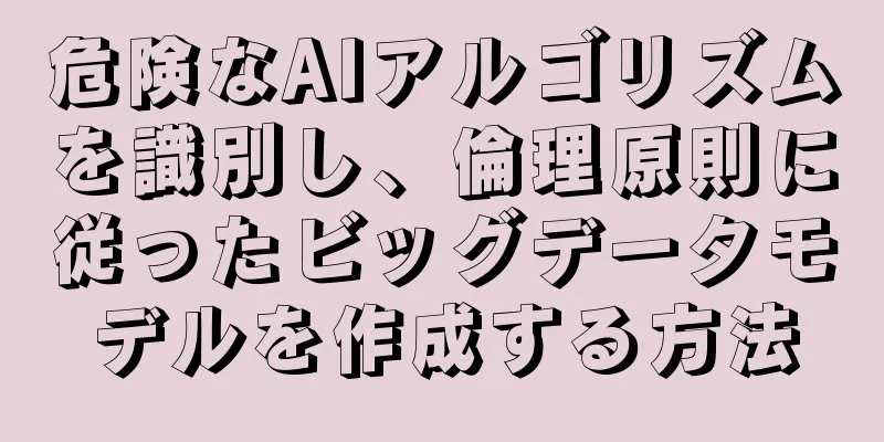 危険なAIアルゴリズムを識別し、倫理原則に従ったビッグデータモデルを作成する方法