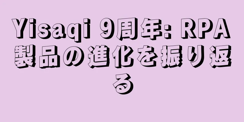 Yisaqi 9周年: RPA製品の進化を振り返る