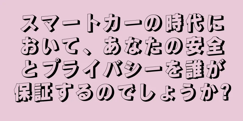 スマートカーの時代において、あなたの安全とプライバシーを誰が保証するのでしょうか?