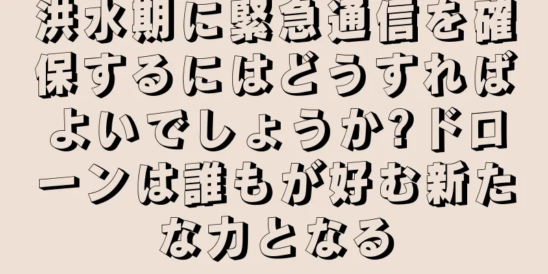 洪水期に緊急通信を確保するにはどうすればよいでしょうか?ドローンは誰もが好む新たな力となる