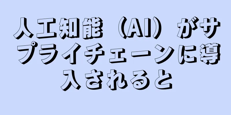 人工知能（AI）がサプライチェーンに導入されると