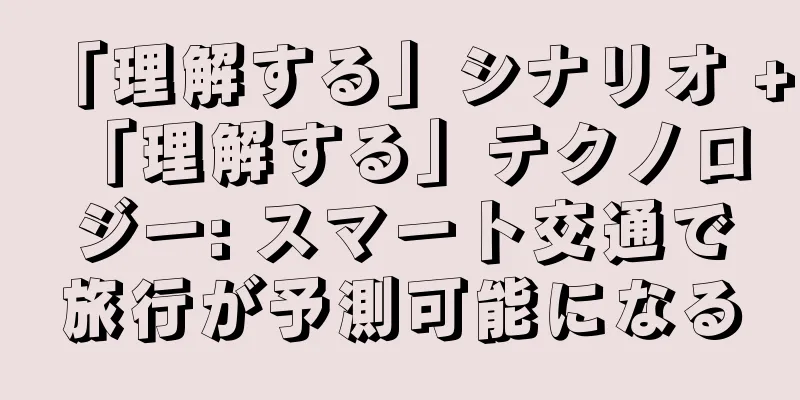「理解する」シナリオ + 「理解する」テクノロジー: スマート交通で旅行が予測可能になる