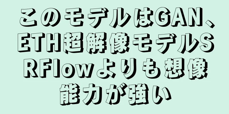このモデルはGAN、ETH超解像モデルSRFlowよりも想像能力が強い