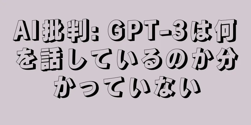 AI批判: GPT-3は何を話しているのか分かっていない