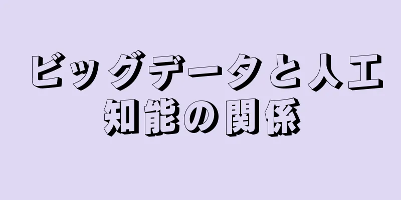 ビッグデータと人工知能の関係