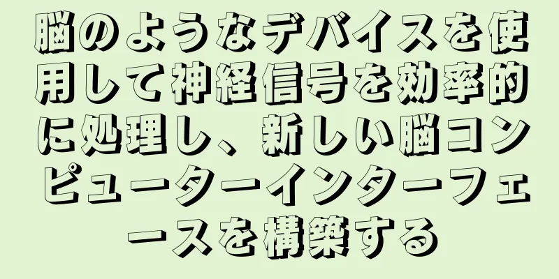 脳のようなデバイスを使用して神経信号を効率的に処理し、新しい脳コンピューターインターフェースを構築する