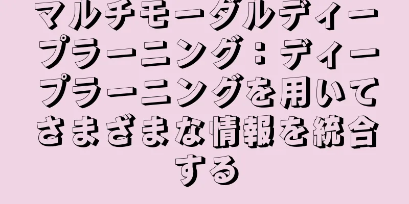 マルチモーダルディープラーニング：ディープラーニングを用いてさまざまな情報を統合する