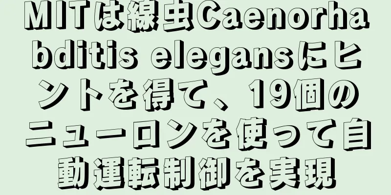MITは線虫Caenorhabditis elegansにヒントを得て、19個のニューロンを使って自動運転制御を実現
