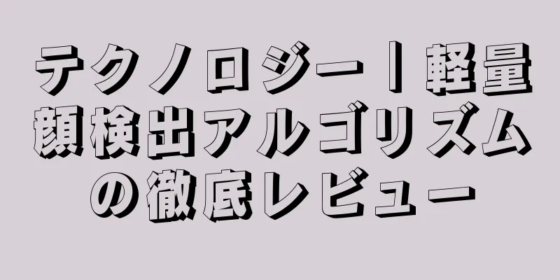 テクノロジー｜軽量顔検出アルゴリズムの徹底レビュー