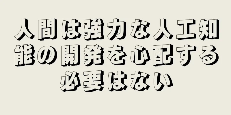 人間は強力な人工知能の開発を心配する必要はない