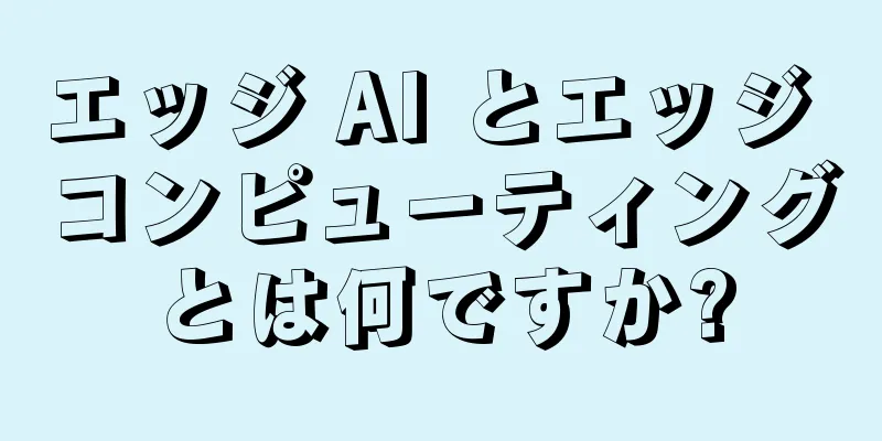 エッジ AI とエッジ コンピューティングとは何ですか?