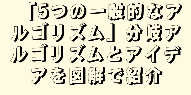 「5つの一般的なアルゴリズム」分岐アルゴリズムとアイデアを図解で紹介