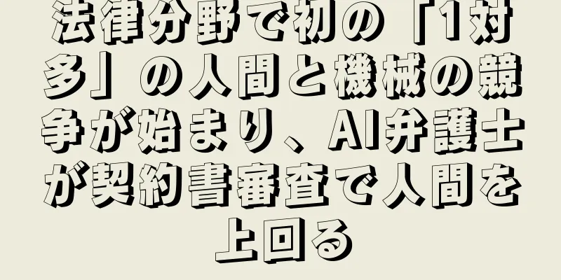 法律分野で初の「1対多」の人間と機械の競争が始まり、AI弁護士が契約書審査で人間を上回る
