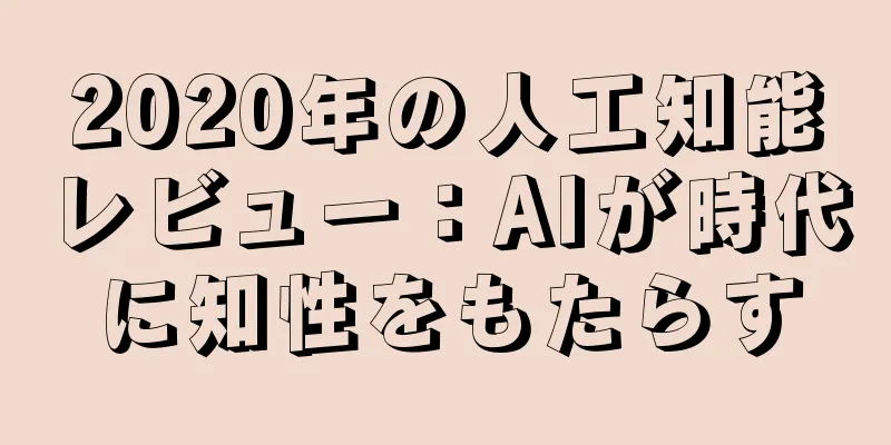 2020年の人工知能レビュー：AIが時代に知性をもたらす