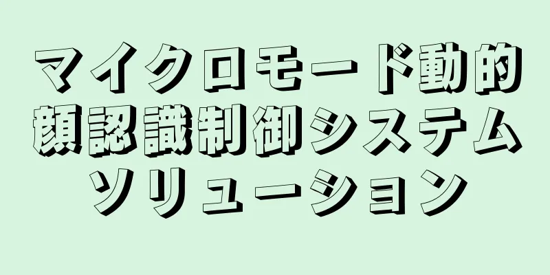 マイクロモード動的顔認識制御システムソリューション