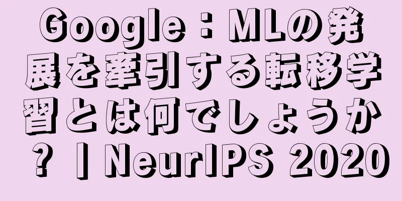 Google：MLの発展を牽引する転移学習とは何でしょうか？丨NeurIPS 2020