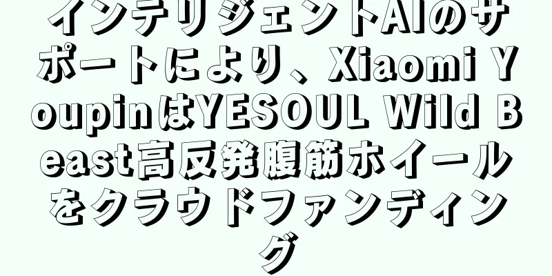 インテリジェントAIのサポートにより、Xiaomi YoupinはYESOUL Wild Beast高反発腹筋ホイールをクラウドファンディング
