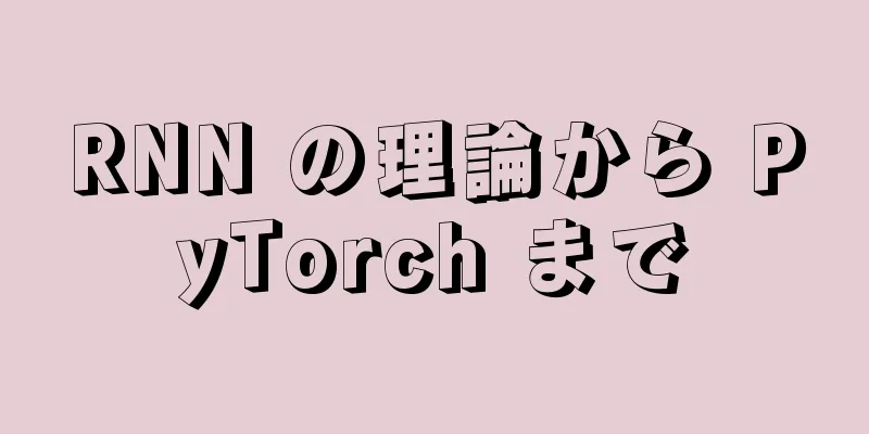 RNN の理論から PyTorch まで