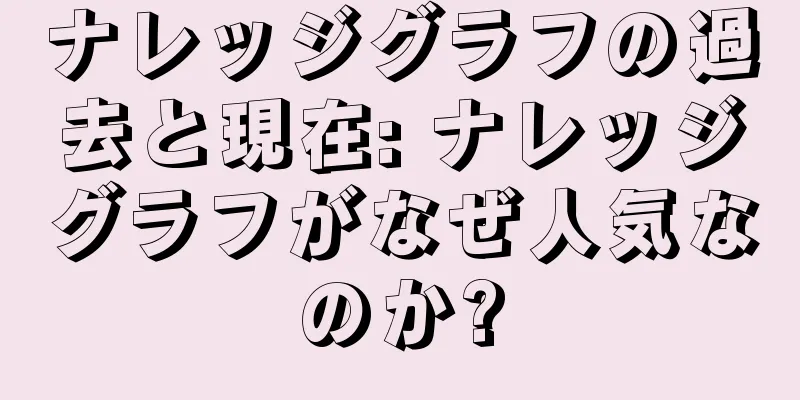 ナレッジグラフの過去と現在: ナレッジグラフがなぜ人気なのか?
