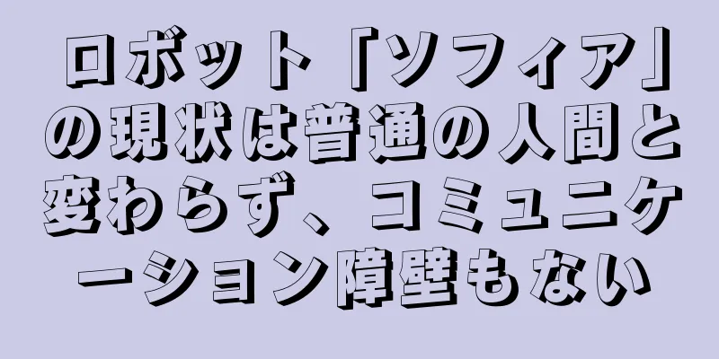 ロボット「ソフィア」の現状は普通の人間と変わらず、コミュニケーション障壁もない