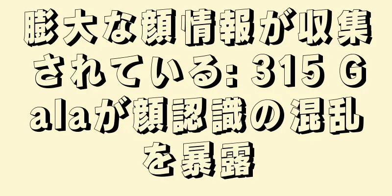 膨大な顔情報が収集されている: 315 Galaが顔認識の混乱を暴露