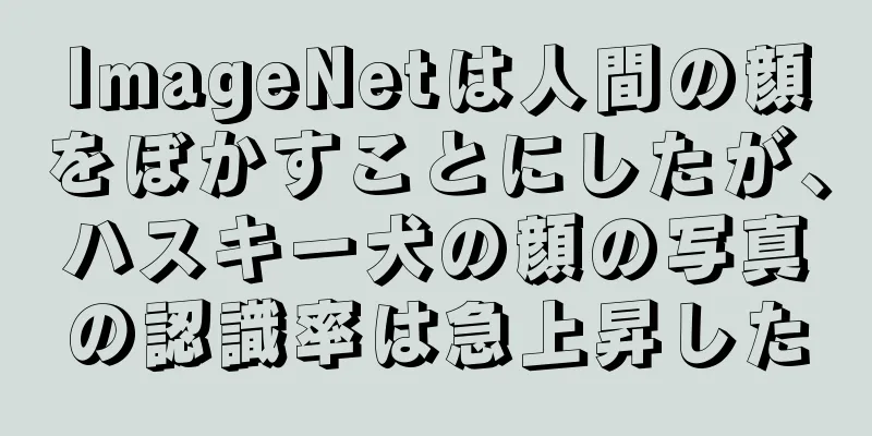 ImageNetは人間の顔をぼかすことにしたが、ハスキー犬の顔の写真の認識率は急上昇した