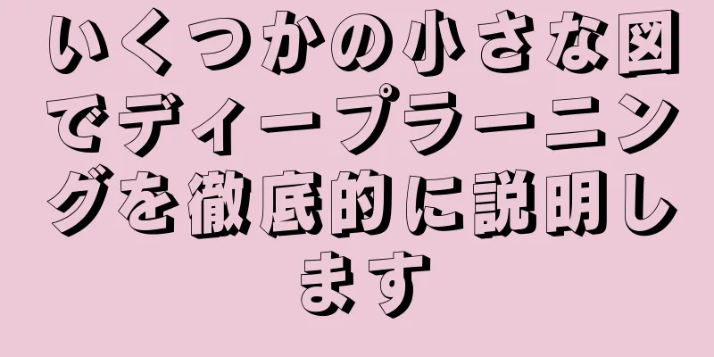 いくつかの小さな図でディープラーニングを徹底的に説明します