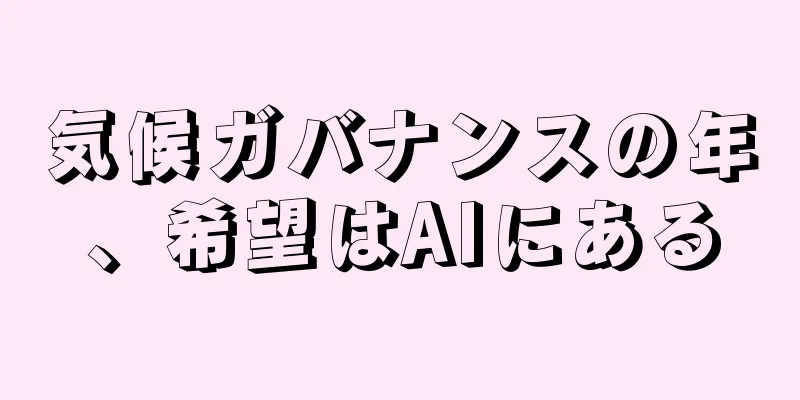 気候ガバナンスの年、希望はAIにある