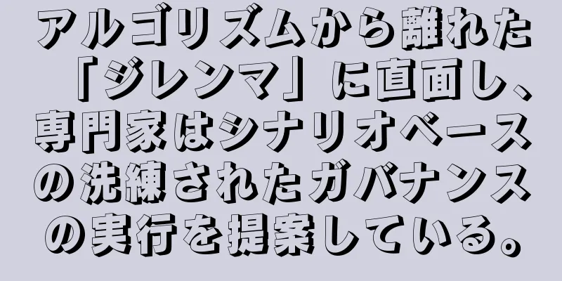 アルゴリズムから離れた「ジレンマ」に直面し、専門家はシナリオベースの洗練されたガバナンスの実行を提案している。