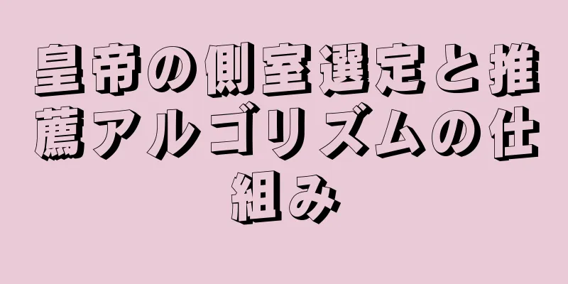 皇帝の側室選定と推薦アルゴリズムの仕組み